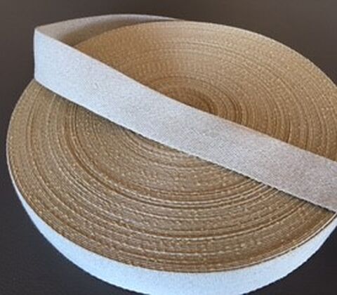 4cm Hør/pp gjord pris pr mtr.